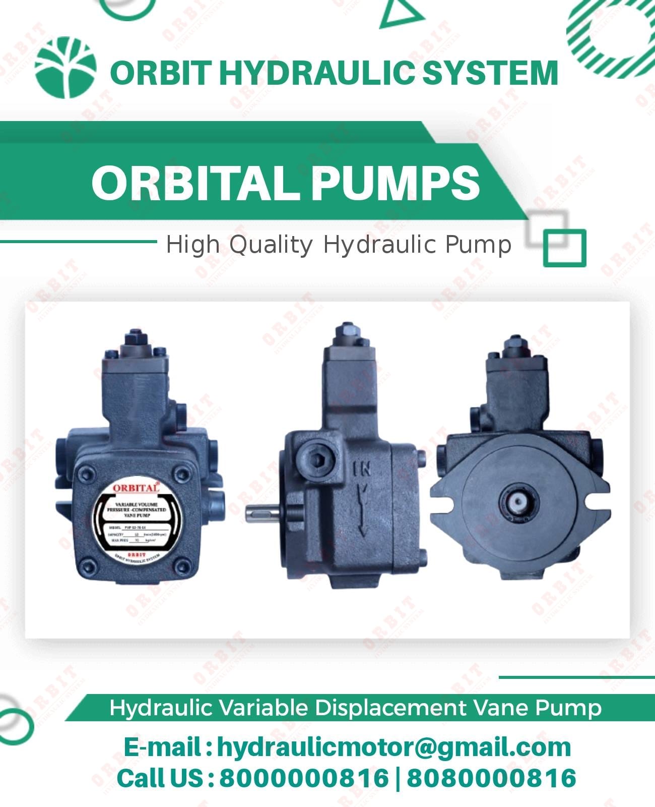 PVF-8-20-10S Anson Hydraulic Variable Vane Pump